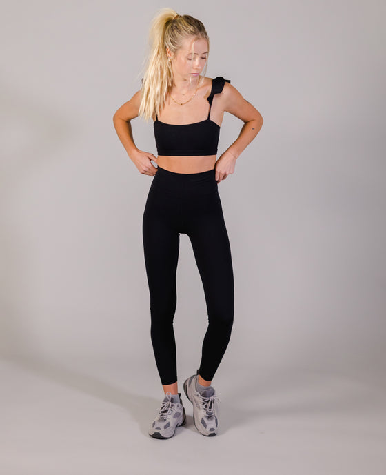 Sport Luxe Basic Legging - Black