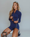 Mock Neck Zip-Up Jacket - Sporty Spice
