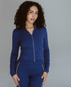 Mock Neck Zip-Up Jacket - Sporty Spice