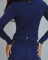 Mock Neck Zip-Up Jacket - Sporty Spice