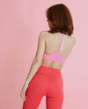 90's Halter T Back Bra - Cosmo Pink