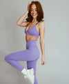Triangle Bra - Paisley Purple