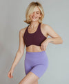 Curved Bottom Bra - Shadow Purple