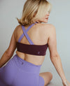 Curved Bottom Bra - Shadow Purple