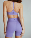 High Rise NFS Biker Short - Paisley Purple