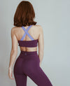 Curved Bottom Bra - Shadow Purple
