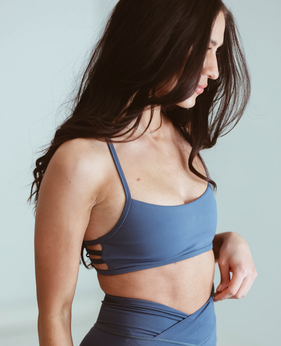Cage Bra - Indigo