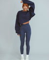 NFS Cross-Front Legging - Indigo