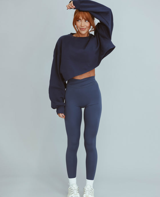 NFS Cross-Front Legging - Indigo