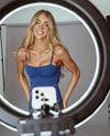 Ruched Crop Bra - Sporty Spice