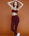 Sport Luxe NFS Basic Legging - Windsor Wine