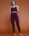 Sport Luxe NFS Basic Legging - Windsor Wine