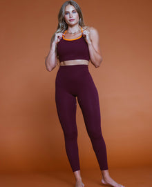  Sport Luxe NFS Basic Legging - Windsor Wine