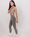 Basic High Rise Legging - Slate Gray